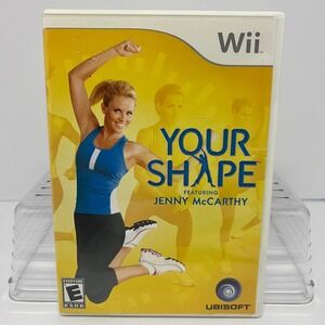 Your Shape Featuring Jenny McCarthy Nintendo Wii Fitness Game with Case Manual